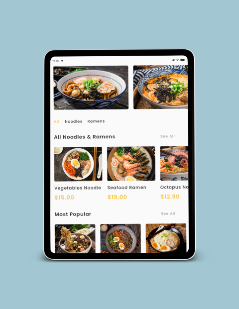 TABLET ORDERING SYSTEM